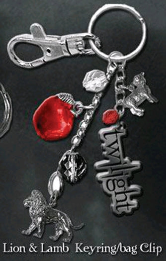 Twilight - Key Ring / Bag Clip Lion & Lamb - Ozzie Collectables