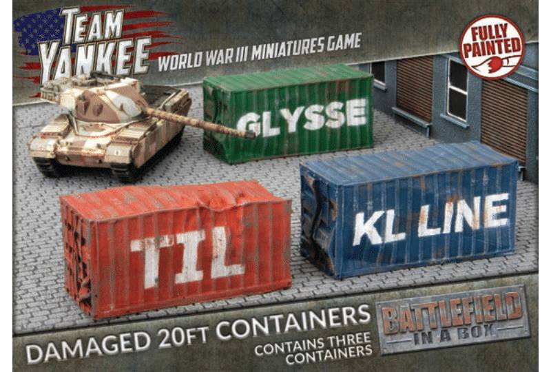 WWIII: Modern Terrain - Damaged Shipping Containers 20FT