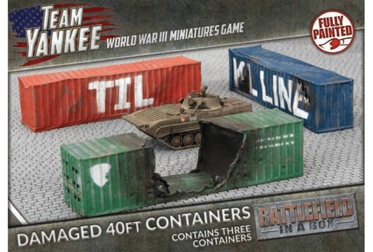 WWIII: Modern Terrain - Damaged Shipping Containers 40FT