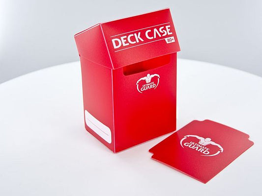 Ultimate Guard Deck Case 80+ Standard Size Red Deck Box - Ozzie Collectables