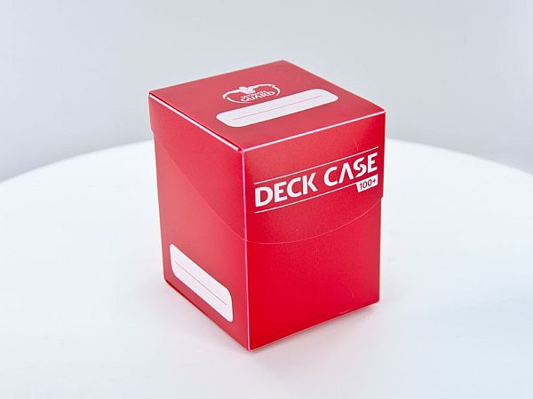 Ultimate Guard Deck Case 100+ Standard Size Red Deck Box - Ozzie Collectables