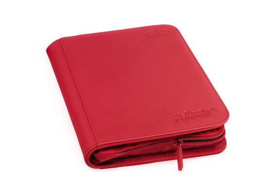 Ultimate Guard 4-Pocket ZipFolio XenoSkin Red Folder - Ozzie Collectables