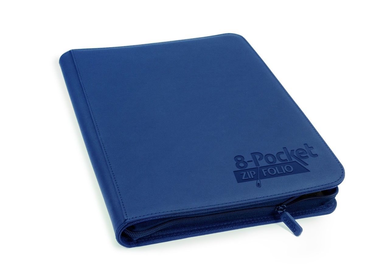 Ultimate Guard 8-Pocket ZipFolio XenoSkin Dark Blue Folder - Ozzie Collectables