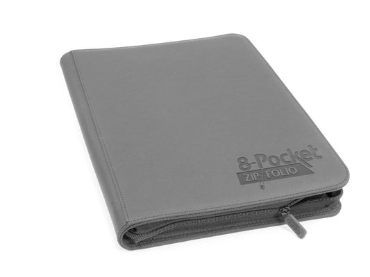 Ultimate Guard 8-Pocket ZipFolio XenoSkin Grey Folder - Ozzie Collectables