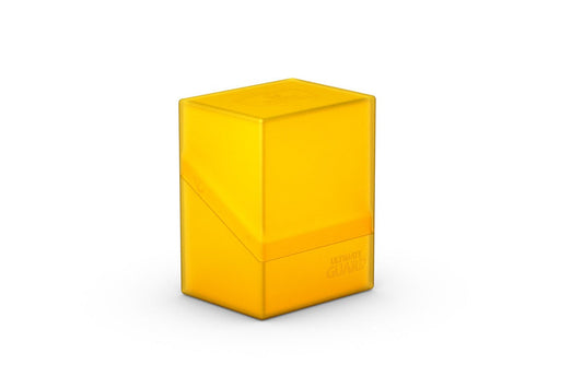 Ultimate Guard Boulder Deck Case 80+ Standard Size Amber Deck Box - Ozzie Collectables