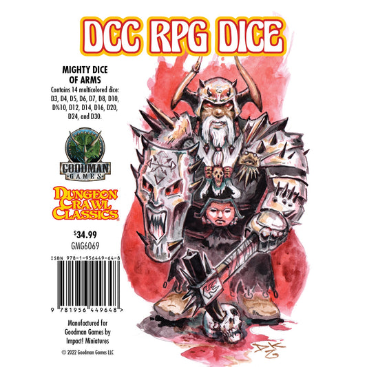 Dungeon Crawl Classics Dice - Mighty Dice of Arms