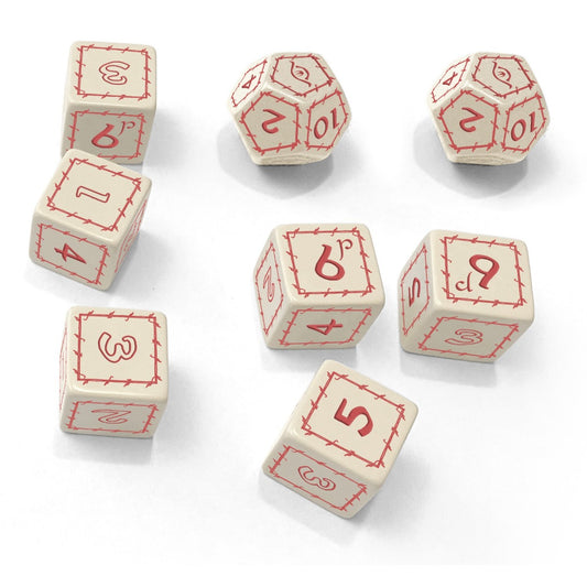 The One Ring RPG White Dice Set