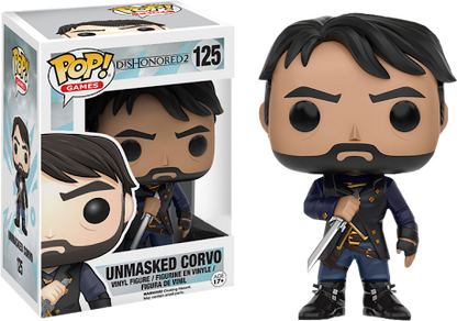 Dishonored 2 - Unmasked Corvo US Exclusive Pop! Vinyl - Ozzie Collectables