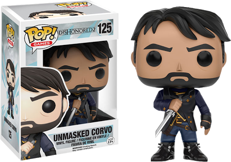Dishonored 2 - Unmasked Corvo US Exclusive Pop! Vinyl - Ozzie Collectables