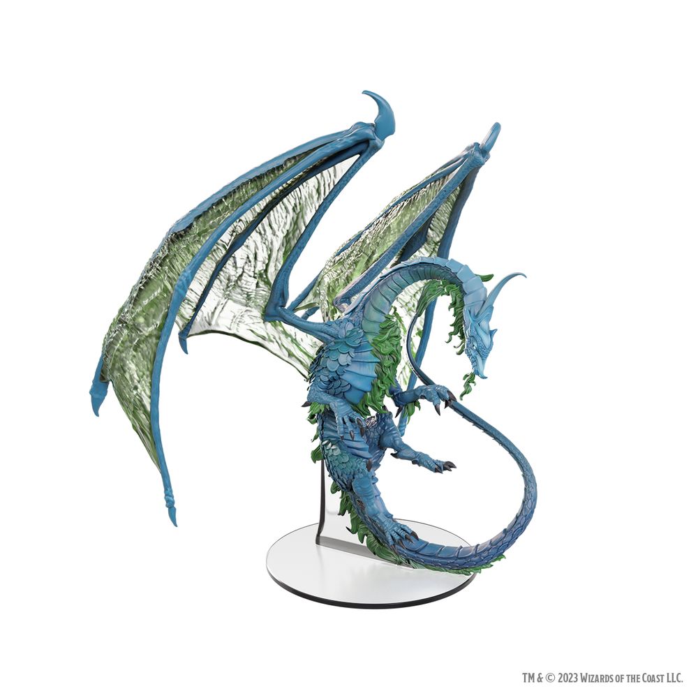 D&D Icons of the Realms: Adult Moonstone Dragon