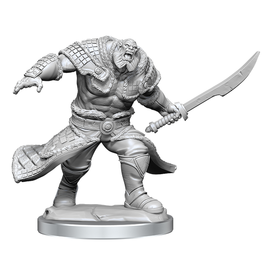 Magic the Gathering Unpainted Miniatures Zurgo Helmsmasher & Unyielding Krumar