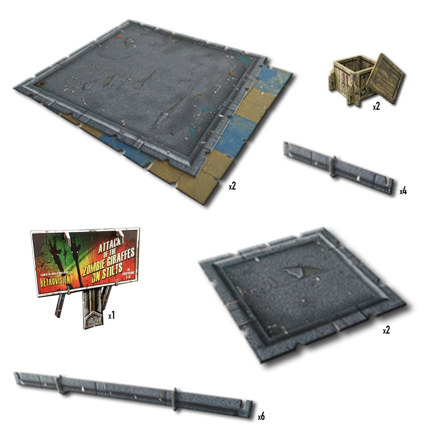 Battle Systems - Urban Apocalypse - Extended Range - Urban Floor Tiles Pack