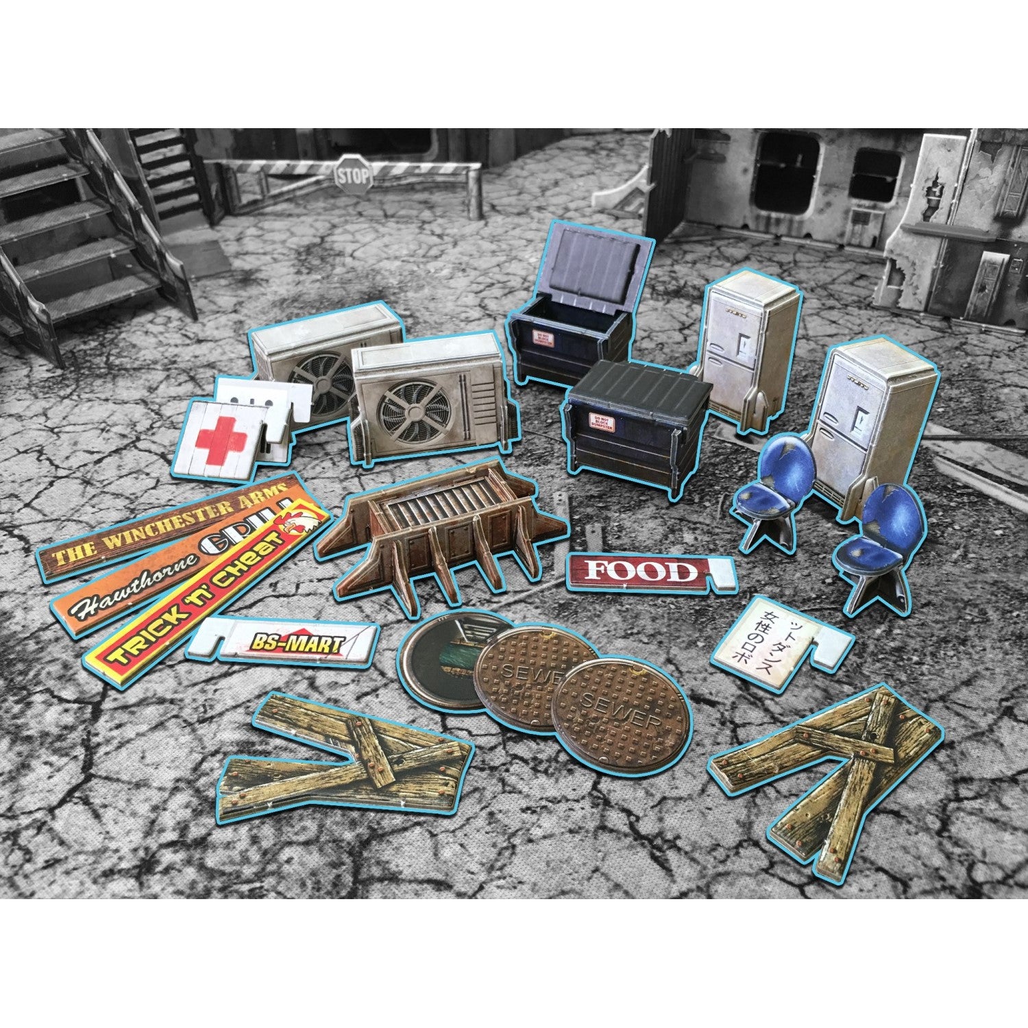 Battle Systems - Urban Apocalypse - Add-Ons - Urban Street Accessories I