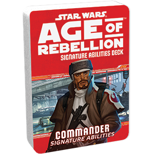 Star Wars Age of Rebellion Commander Signature Abilities - Ozzie Collectables