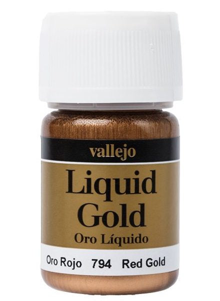 Vallejo Model Colour Metallic Liquid Red Gold (Alcohol Base) 35 ml - Ozzie Collectables