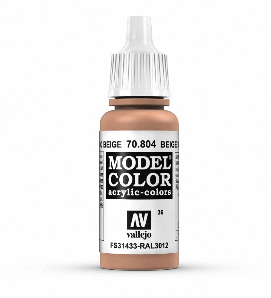 Vallejo Model Colour Beige Red 17 ml - Ozzie Collectables