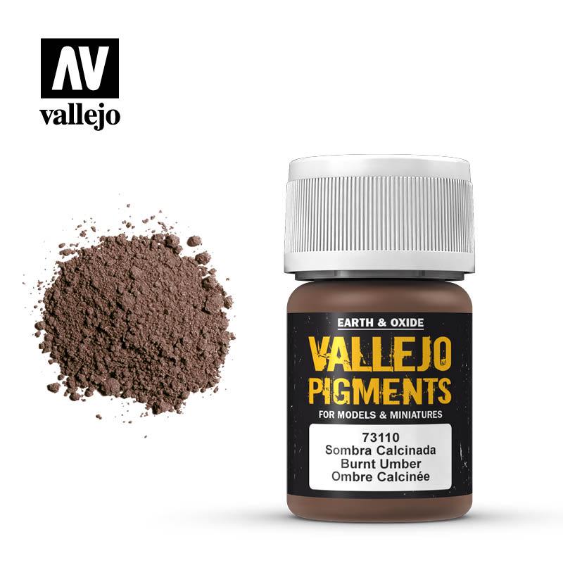 Vallejo Pigments Burnt Umber 30 ml
