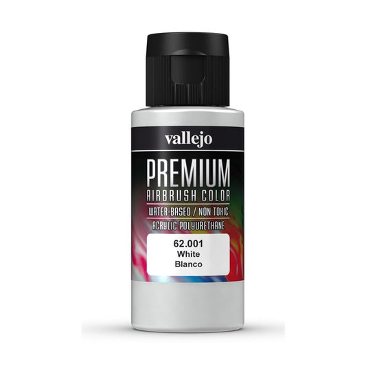Vallejo Premium Colour White 60 ml - Ozzie Collectables