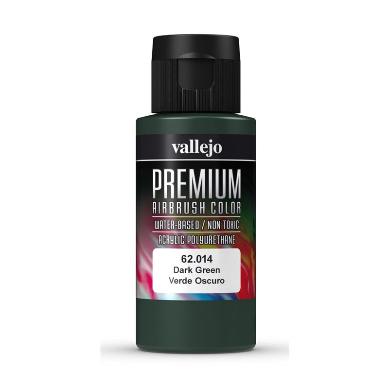 Vallejo Premium Colour Dark Green 60 ml - Ozzie Collectables