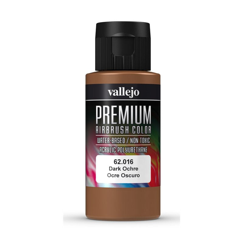 Vallejo Premium Colour Dark Ochre 60 ml - Ozzie Collectables