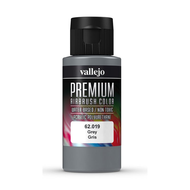 Vallejo Premium Colour Grey 60 ml - Ozzie Collectables