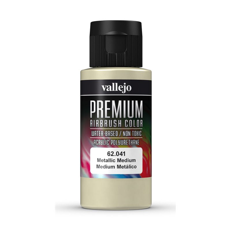 Vallejo Premium Colour Metallic Medium 60 ml - Ozzie Collectables