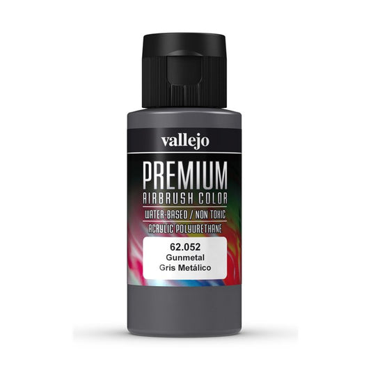 Vallejo Premium Colour Gunmetal 60 ml - Ozzie Collectables