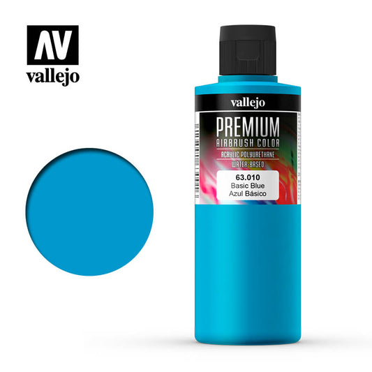 Vallejo Premium Colour Basic Blue 200ml - Ozzie Collectables