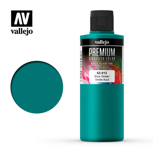 Vallejo Premium Colour Blue Green 200ml - Ozzie Collectables