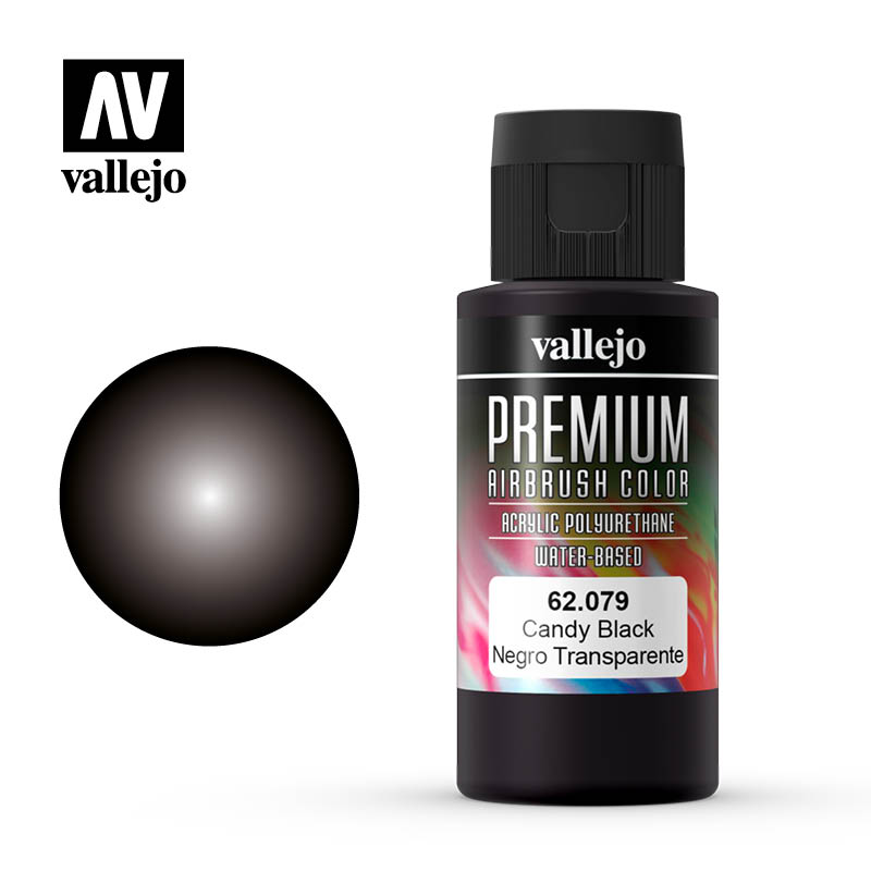 Vallejo Premium Colour Candy Black 60 ml