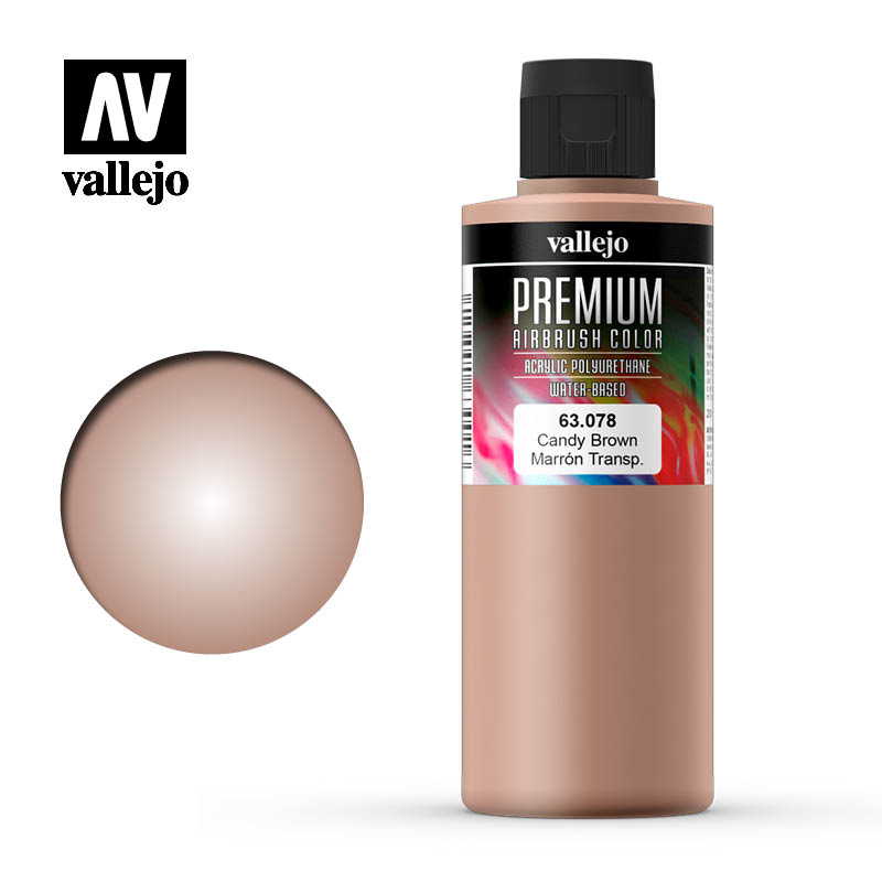 Vallejo Premium Colour Candy Brown 200ml - Ozzie Collectables