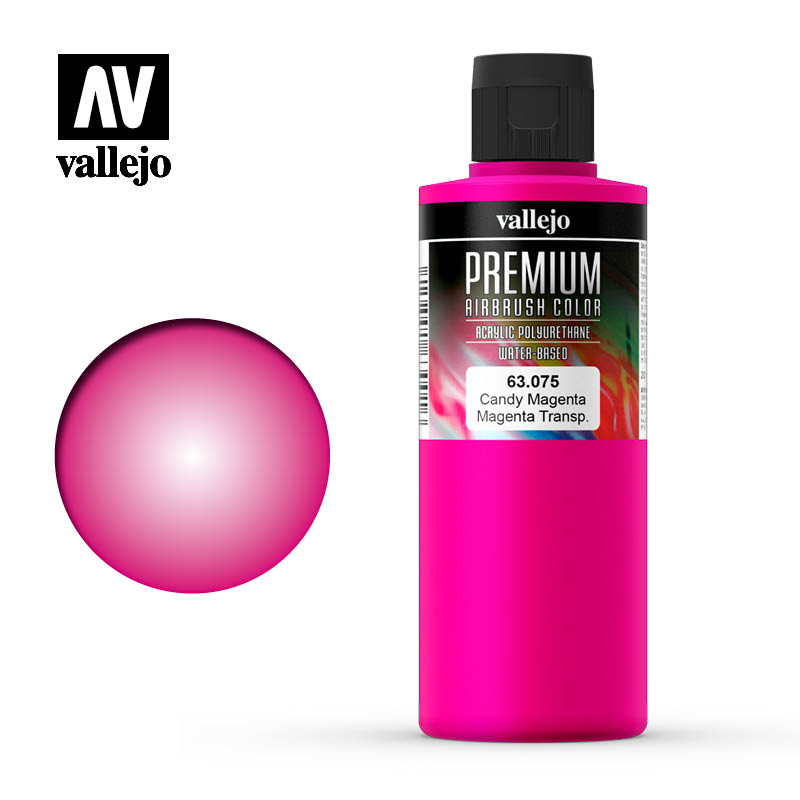 Vallejo Premium Colour Candy Magenta 200ml - Ozzie Collectables