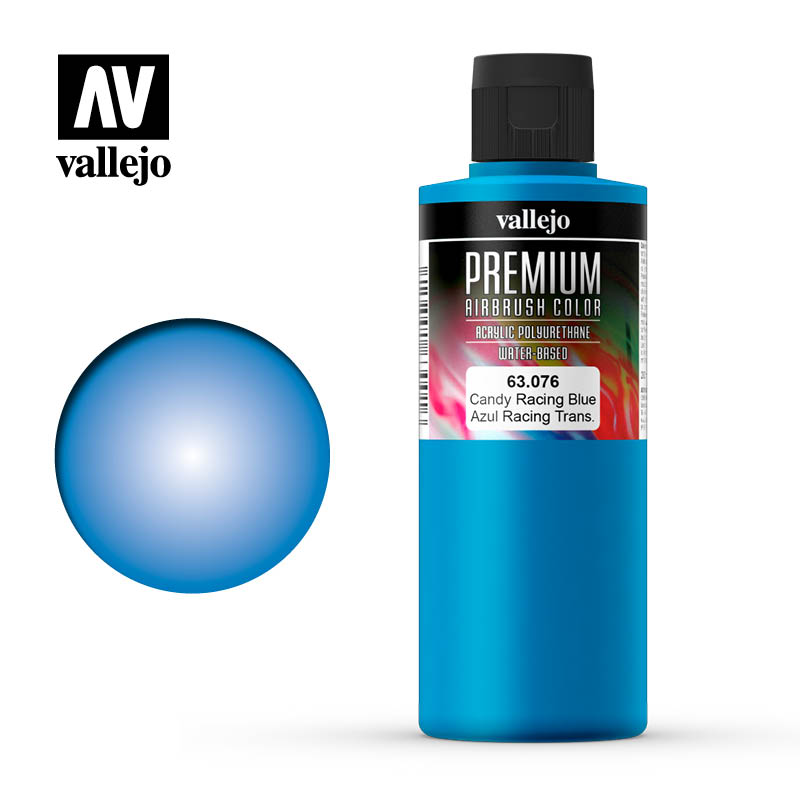 Vallejo Premium Colour Candy Racing Blue 200ml - Ozzie Collectables