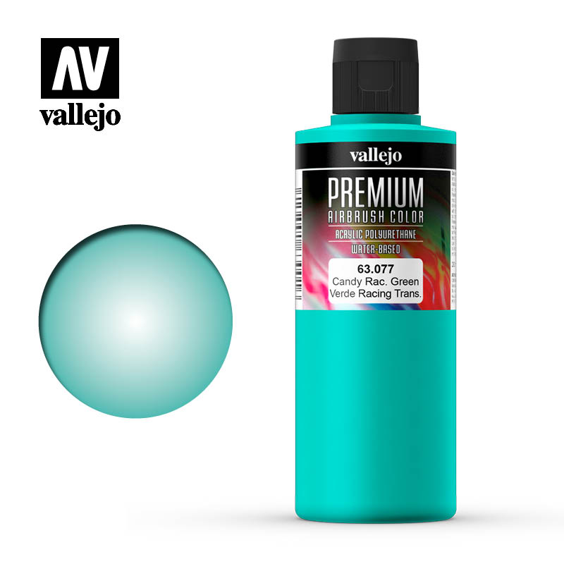 Vallejo Premium Colour Candy Racing Green 200ml - Ozzie Collectables