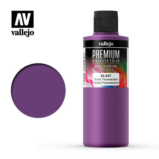 Vallejo Premium Colour Fluorescent Voilet 200ml - Ozzie Collectables