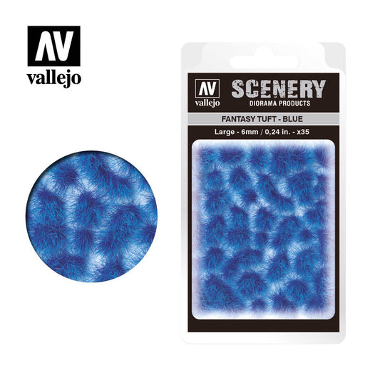 Vallejo Scenery - Fantasy Tuft - Large - Blue - Ozzie Collectables
