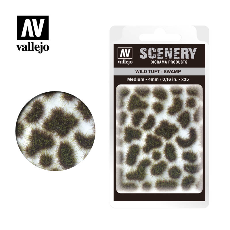 Vallejo Scenery - Wild Tuft - Medium - Swamp - Ozzie Collectables
