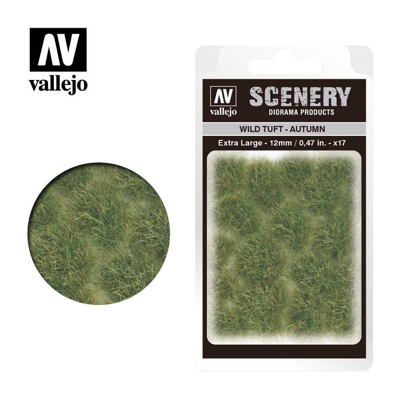Vallejo Scenery - Wild Tuft - Extra Large - Autumn - Ozzie Collectables