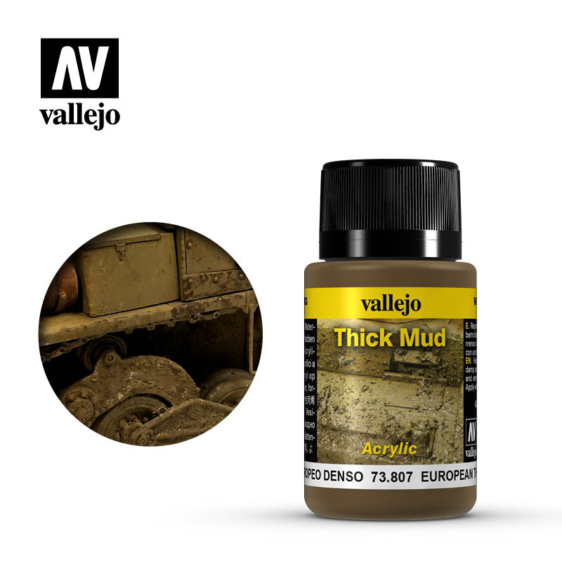 Vallejo Weathering Effects - European Thick Mud 40 ml