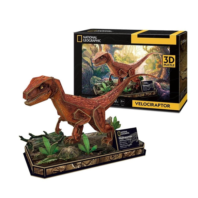 3D Puzzles: Velociraptor 3D 63pcs