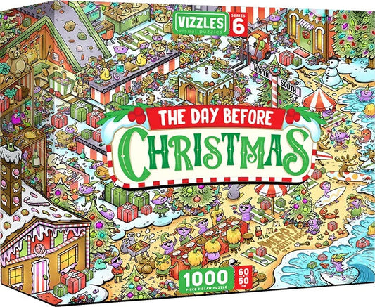 Vizzles: The Day Before Christmas 1000pc Jigsaw Puzzle