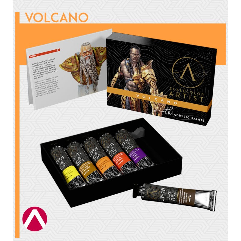 Scale 75 Scalecolor Artist Volcano Paint Set