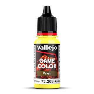Vallejo Game Colour - Wash - Yellow  18ml