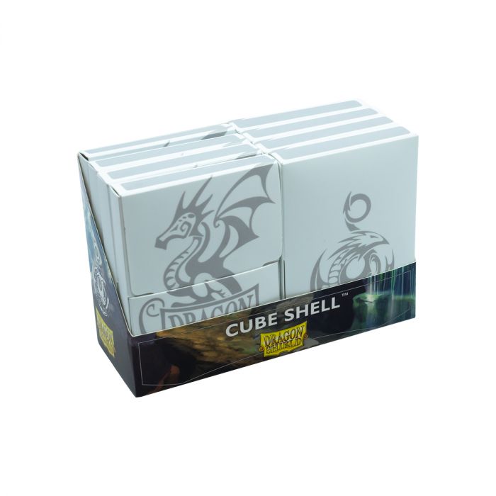 Deck Box Dragon Shield Cube Shell - White - Ozzie Collectables
