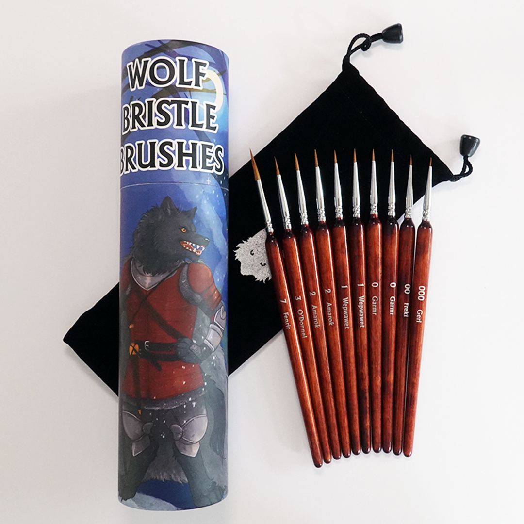 Chronicle Cards - Brushes - Wolf Bristle Brush Set