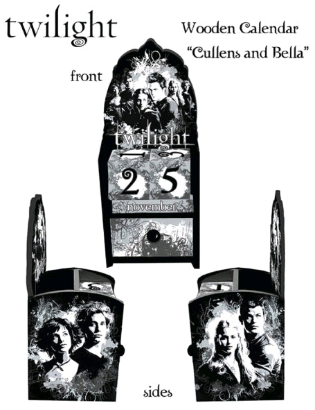 Twilight - Calendar Wooden Bella & Cullens - Ozzie Collectables