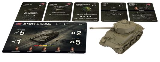 World of Tanks Miniatures Game Wave 7 American Easy Eight