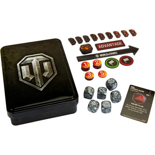 World of Tanks Miniatures Game Gaming Set - Tokens & Dice