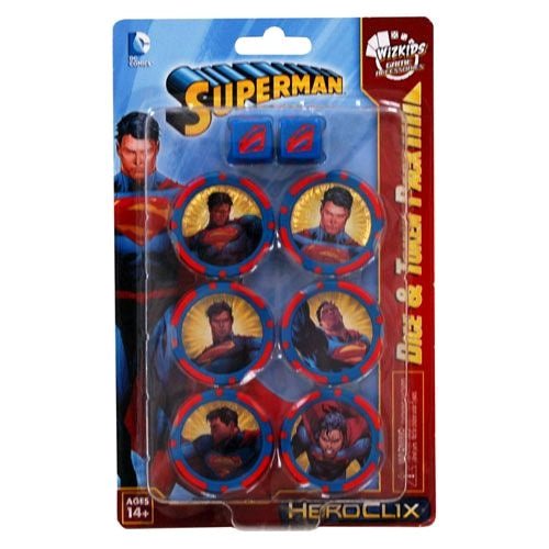 Heroclix - DC Superman Dice & Token Pack - Ozzie Collectables