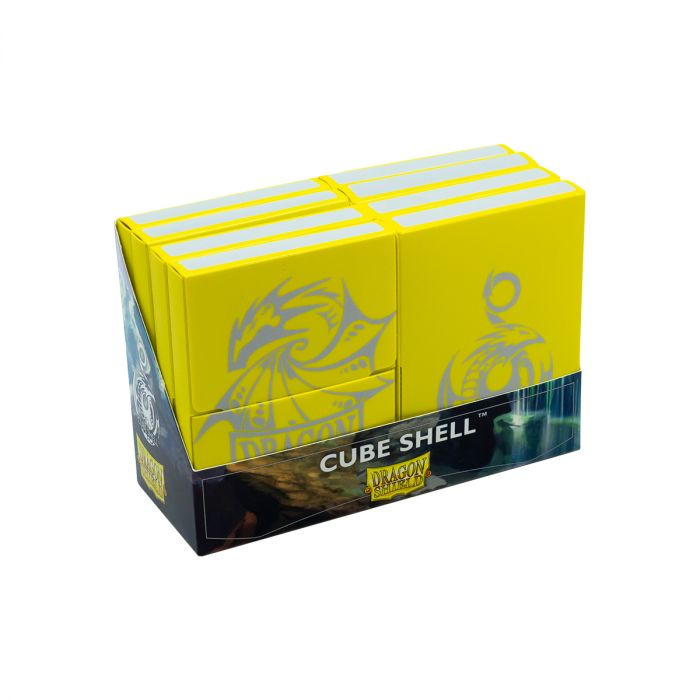 Deck Box Dragon Shield Cube Shell - Yellow - Ozzie Collectables